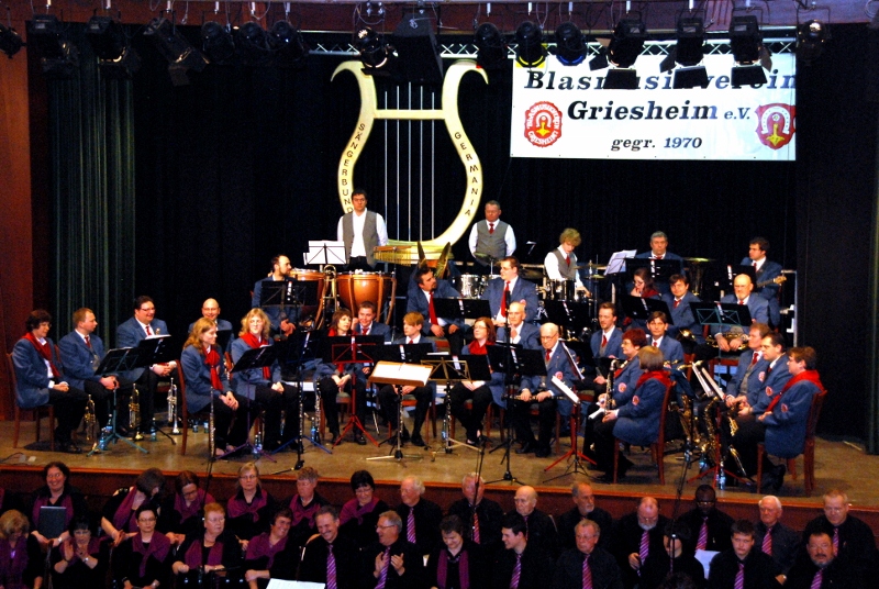 20.03.2010: Blech trifft Stimme - 3. Konzert mit dem Blasmusikverein